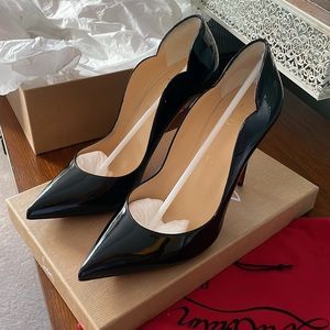 Christian Louboutin Hot Chick Black Patent 39.5